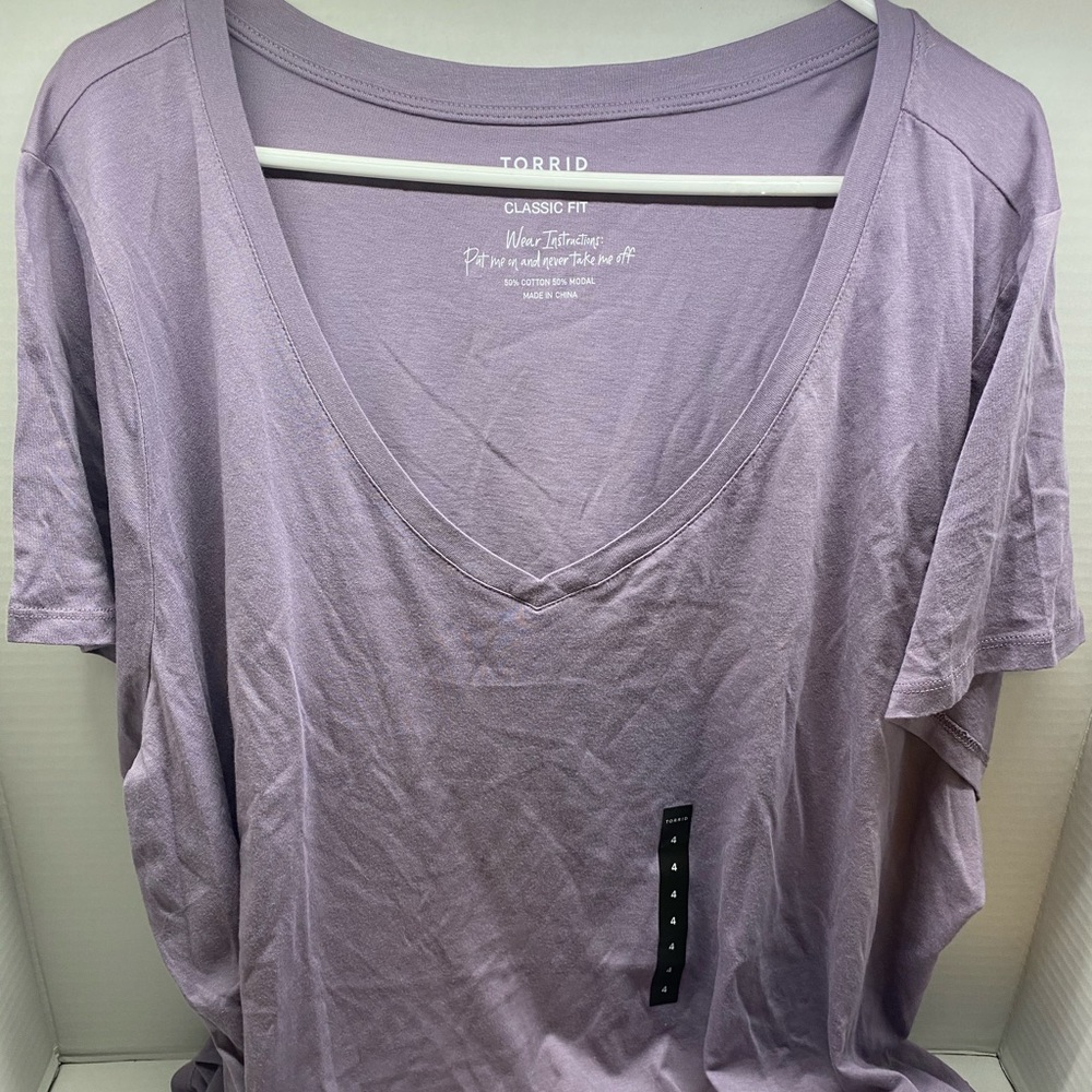 Torrid classic fit short sleeve cotton shirt